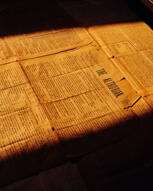 A copy of the Alturian, the newspaper started by the socialist utopians who founded Nucla.