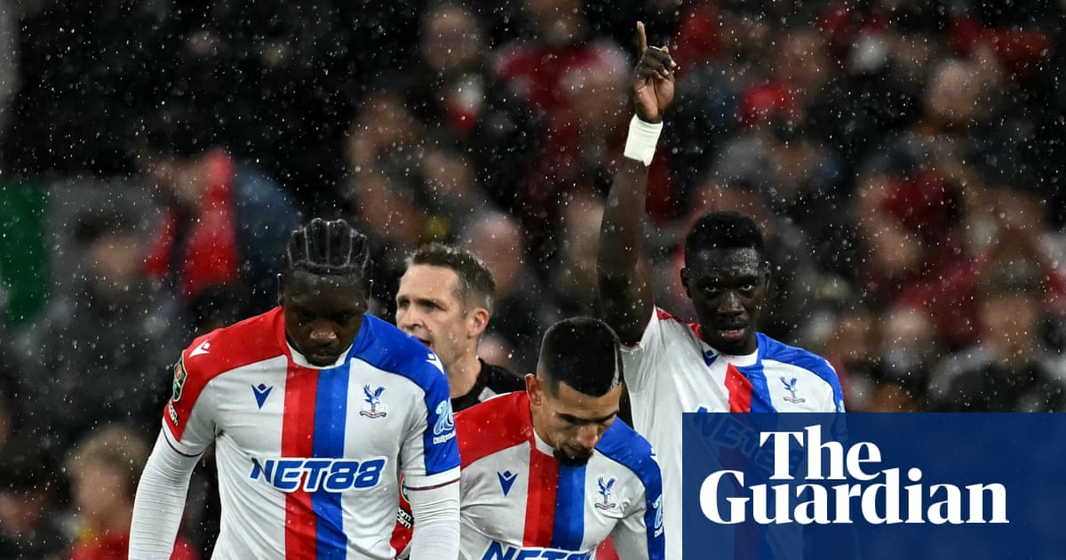 Sarr double for Crystal Palace sends young Liverpool side out of Carabao Cup