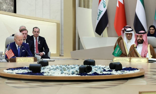 President Biden and Saudi crown prince Mohammed bin Salman