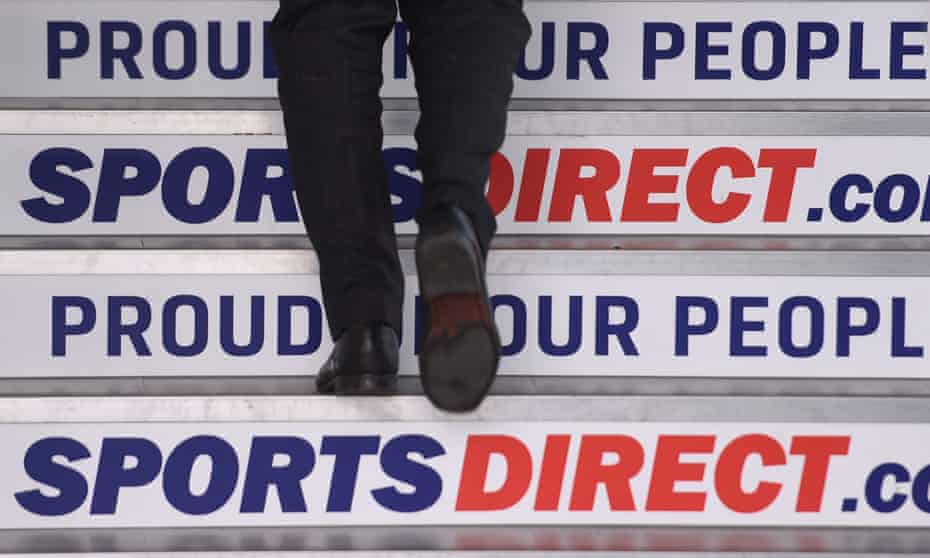 Sports Direct stairs in the group's headquarters