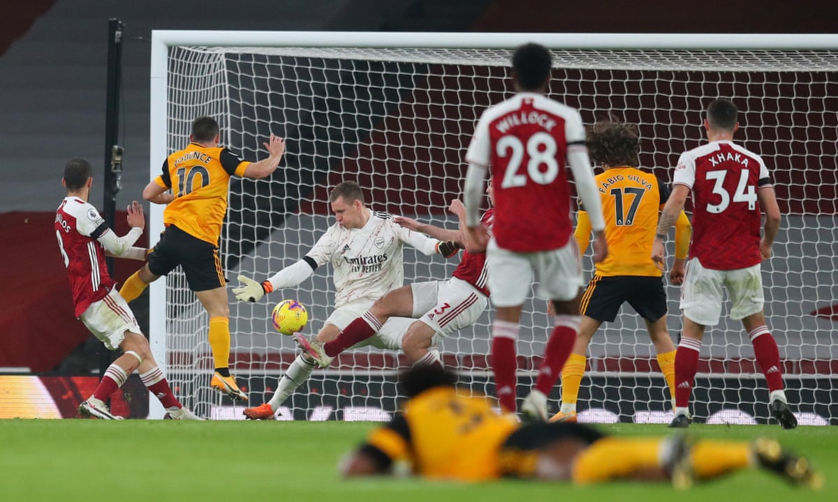 Arsenal 1-2 Wolves: Premier League – as it happened | Football | The Guardian