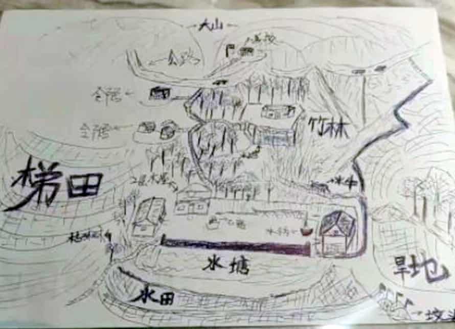 Li Jingwei’s map of his home village