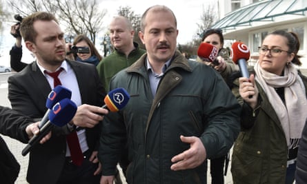 Marian Kotleba, chief of the far-right Kotleba in Slovakia.