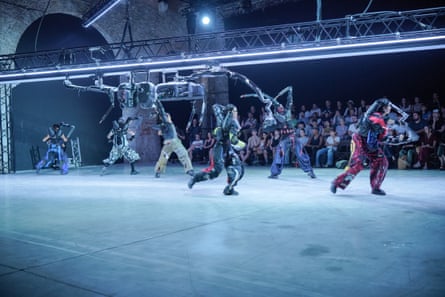 Human-machine hybrid hexapods … Chunky Move at the Venice Dance Biennale.