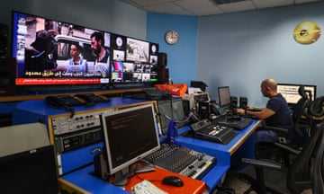 The Al Jazeera television network offices in Ramallah