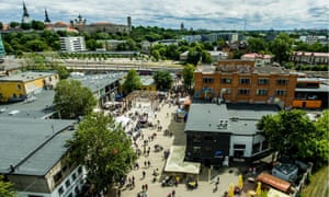 Telliskivi Creative City Square, Kalamaja district, Tallinn, Estonia.
