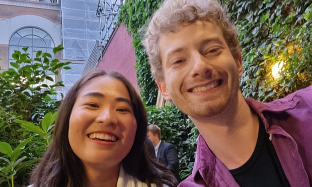 Kana and Rudi on their date.