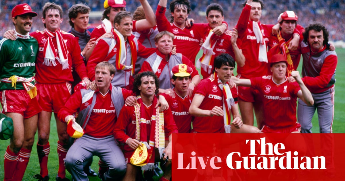 everton 1 3 liverpool 1986 fa cup final as it happened football the guardian