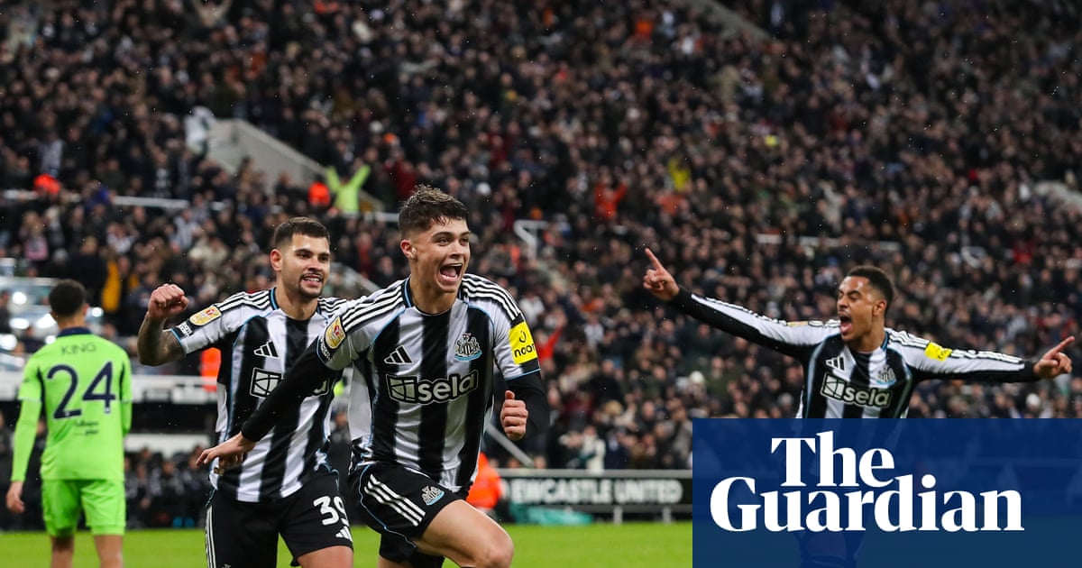 Lewis Miley heads dramatic late winner as holders Newcastle edge Fulham