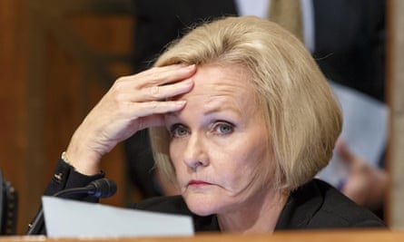 ‘My main challenge today will be keeping my temper,’ said Senator Claire McCaskill.