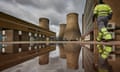 cooling towers on nottinghamshire site
