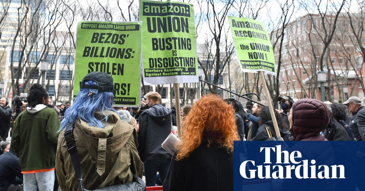 Teamsters president vows to pressure Amazon after New York votes for union