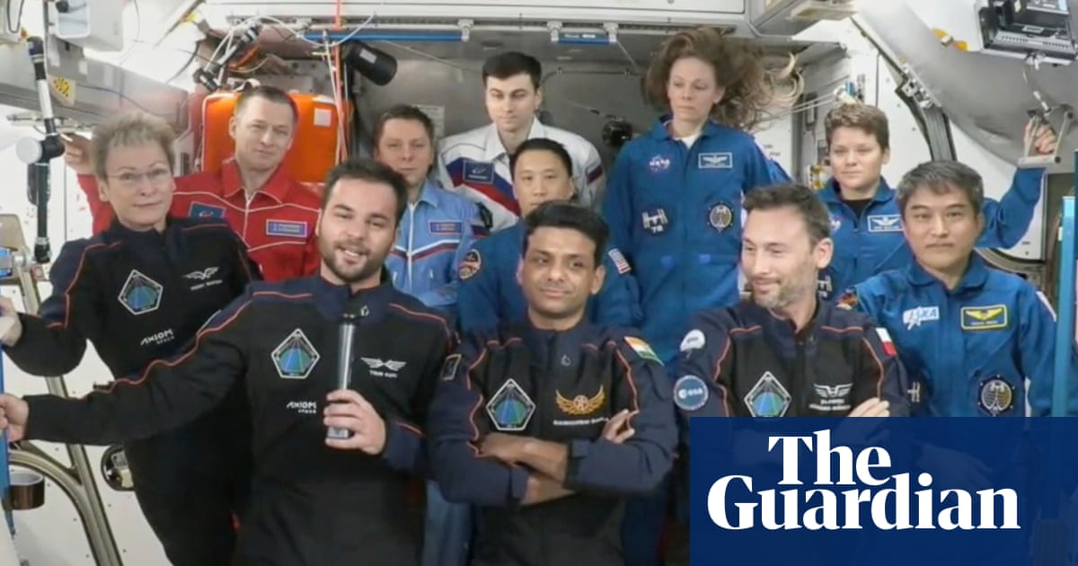 Four astronauts depart international space station in return flight home