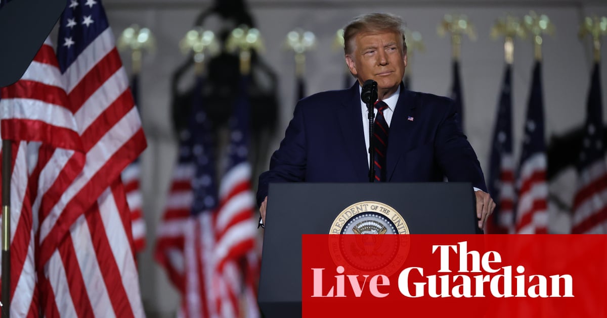 Donald Trump Portrays Biden As Threat To America In Rnc Speech Packed With Falsehoods As It Happened Us News The Guardian