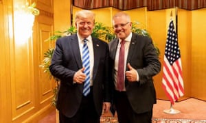Donald Trump and Scott Morrison
