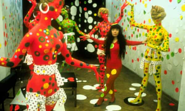 Een scène uit Kusama: Infinity.