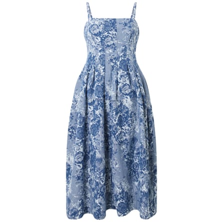 Charlotte Denim Jacquard Dress, www.frenchconnection.com