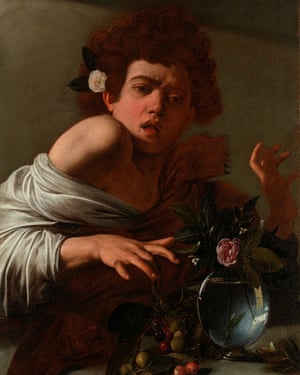 Caravaggio’s Boy Bitten by a Lizard.