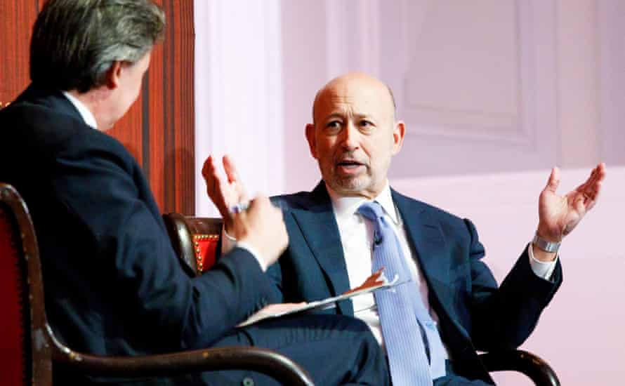 Chairman and CEO of Goldman Sachs Lloyd Blankfein.