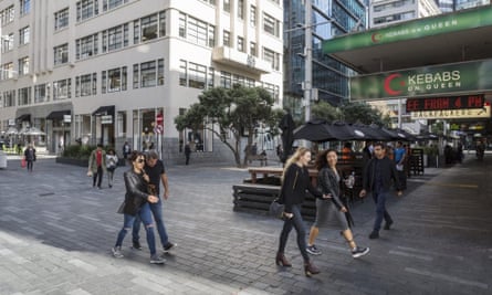 Fort street pedestrianised area, Auckland
