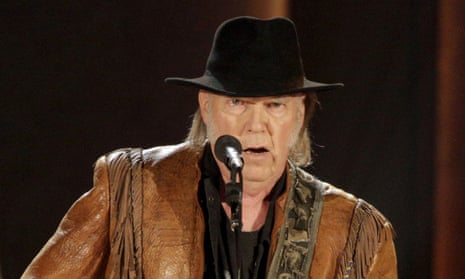 ‘I wish internet news was two-sided’ … Neil Young.