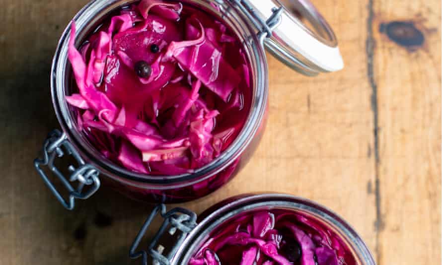 In pink: a tablespoon or two of pickle will brighten up any dish.