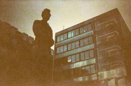 Estatua de Abe Lincoln en Lincoln Square
