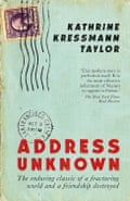 Address Unknown by Kathrine Kressmann Taylor
