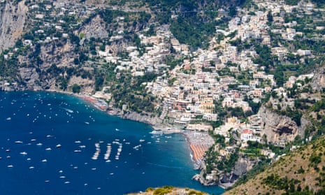 Positano from the Path of the Gods.