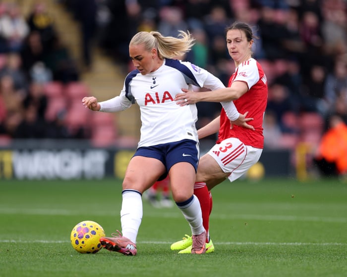 Tottenham v Arsenal: Women’s Super League – live