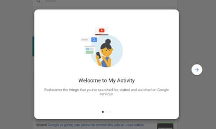 Google’s My Activity page