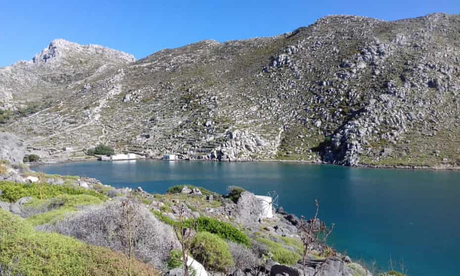 The abandoned harbour of Tristomo on Karpathos.