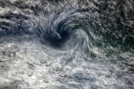 Tom Fecht’s Lucifer’s Vortex shows a giant swirling grey vortex.