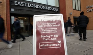 An open day at East London mosque in Whitechapel