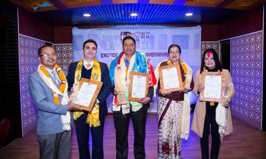 The Integrity Idol Nepal 2016 award ceremony, which took place in Kathmandu in January.