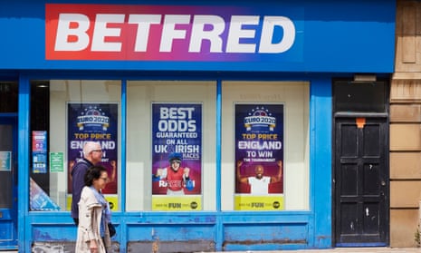 a Betfred shop in Preston