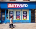A Betfred shop in Preston city centre, Lancashire