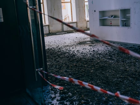 A museum in Ukraine is destroyed after Russian bombing