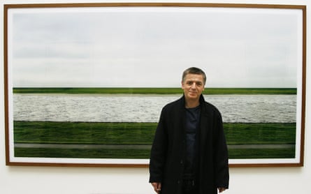 ‘How do you deal with a thing like that?’ … Gursky with Rhein II, then the world’s most expensive photograph.