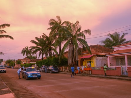 A scene in central Bissau, the capital of Guinea-Bissau.