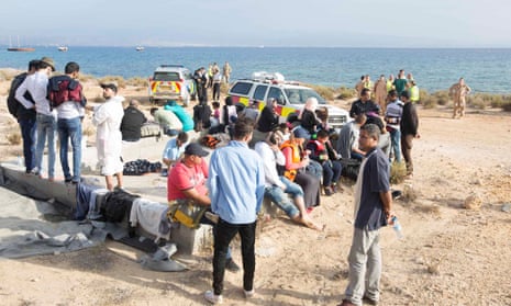 Refugees and immigrants arrive at RAF Akrotiri.