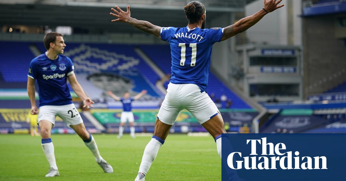 Aston Villa Survival Hopes Dealt Blow By Late Goal From Everton S Theo Walcott Premier League The Guardian