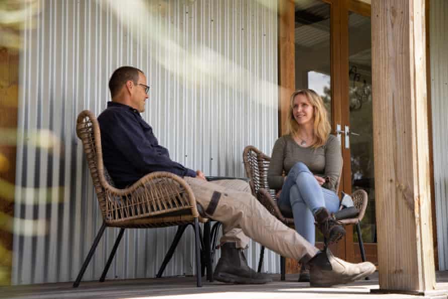 Lucy and Jason, owners of Block Eight Estate in Belford