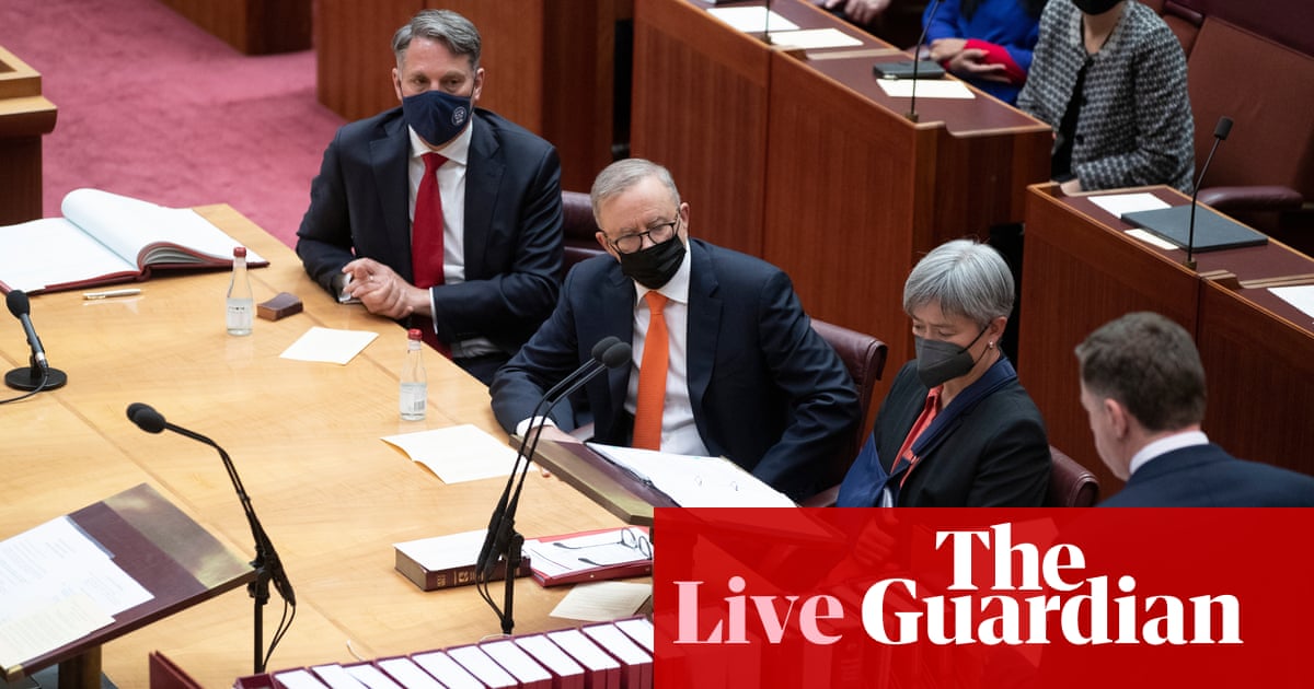 Australian politics live: Wong ‘strongly condemns’ Myanmar executions; Bowen says opposition making itself ‘irrelevant’ on climate