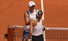 French Open: world No 1 Ash Barty retires from tournament with hip injury