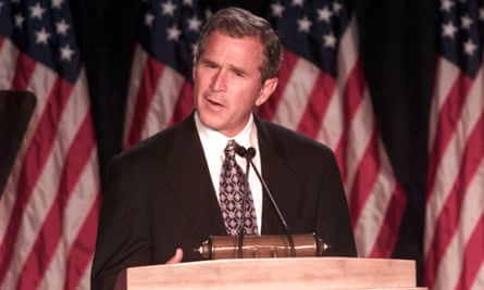 George W Bush in 1999.