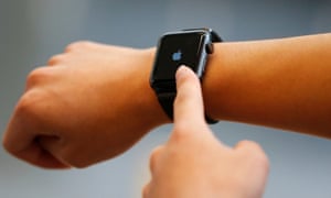 Apple Watch on a wrist