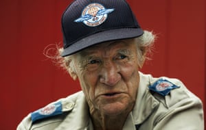 Stan Brock. founder of the RAM clinic, watching the operation in Wise County.