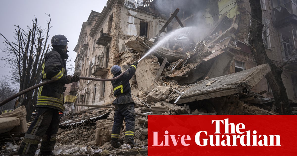 Russia-Ukraine war: rescuers pull body of one-year-old from under rubble of Russian strike on Kryvyi Rih, says governor  live