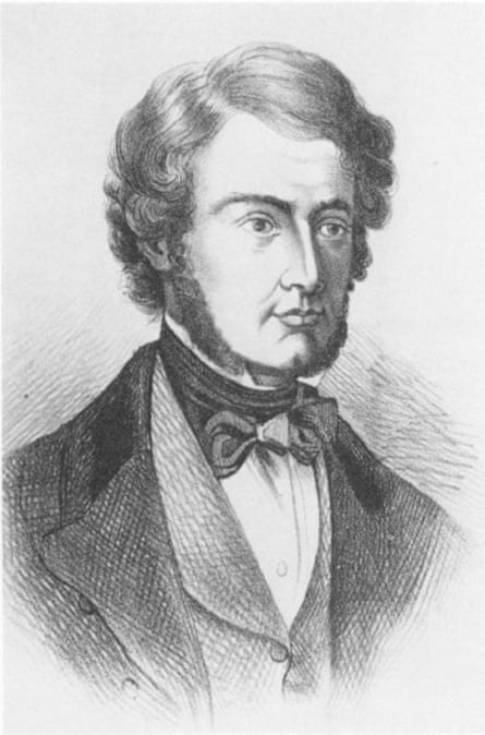 B&W line drawing of William O’Shaughnessy.